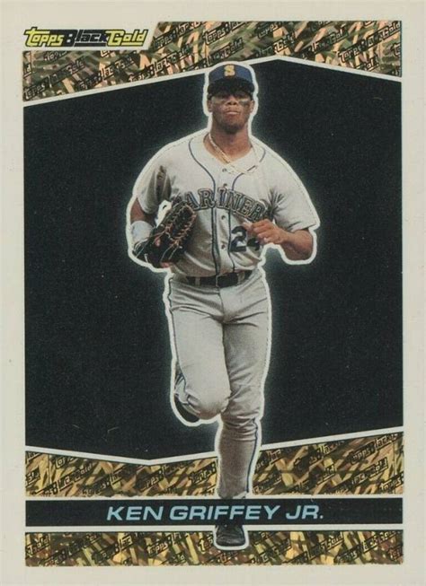 1993 Topps Black Gold Ken Griffey Jr 33 Baseball Vcp Price Guide