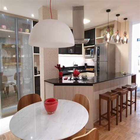 Sala De Jantar Integrada A Cozinha Homify Cozinhas Pequenas Homify