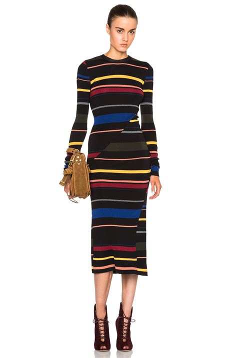 Stella Mccartney Striped Sweater Dress Lyst