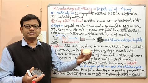 Microbiology 114 Microbiological Assay Part 03 Cup Plate Method Of