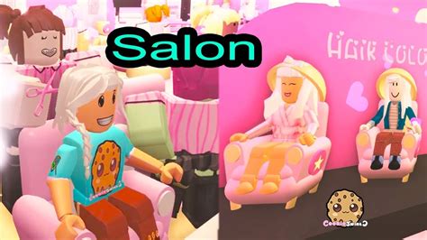 Hair Style Salon Spa Roblox Cookie Swirl C Game Play Video Youtube