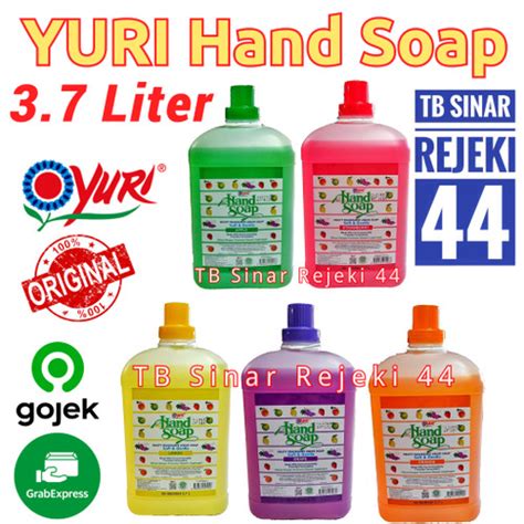 Jual Yuri Hand Soap Sabun Cuci Tangan Cair Jerigen 3 7 Liter OK APPLE