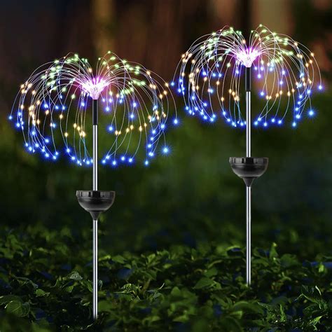 Feux D Artifice Solaires Tanches Pour Ext Rieur D Coration De Pelouse