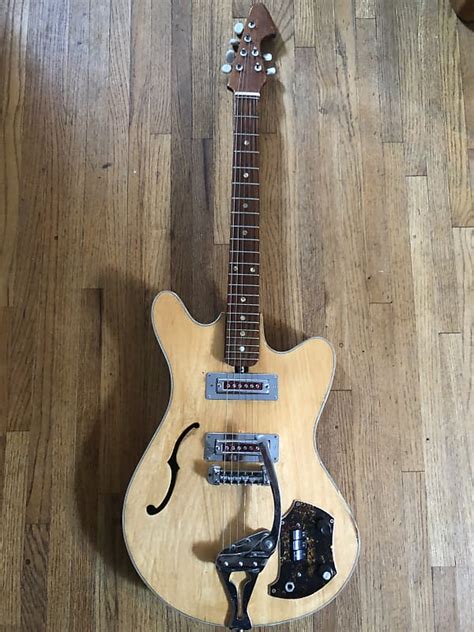 Teisco Ep 10t Vintage 1960 S Hollow Body Guitar Nice Shape Reverb