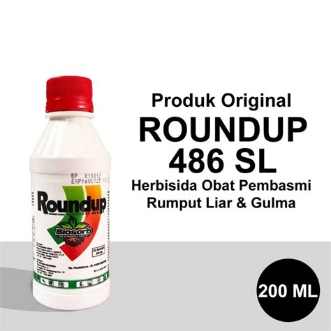 Jual Roundup Sl Ml Herbisida Obat Pembasmi Rumput Liar Gulma