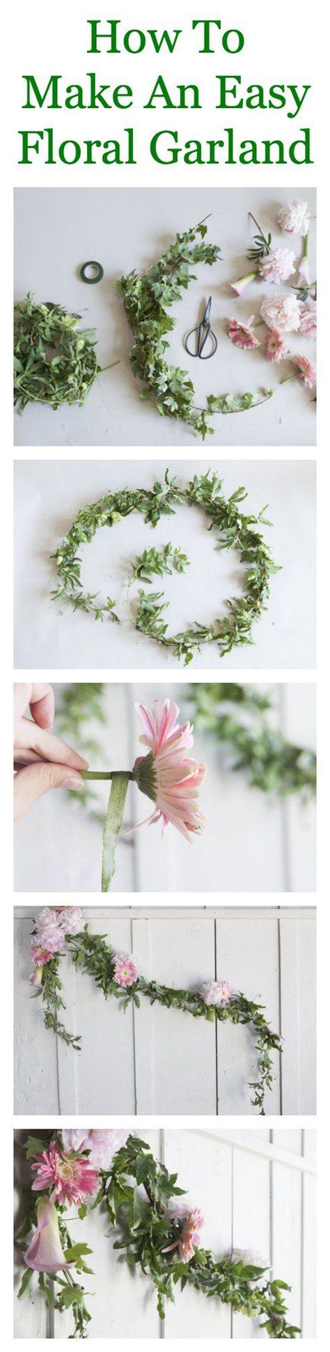 12 Diy Floral Garland Projects For Your Home Pretty Designs