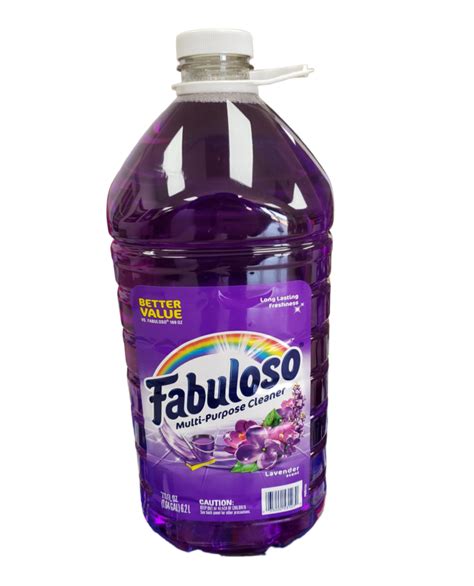 Fabuloso All Purpose Cleaner Lavender 210 Fluid Ounce Ed Her Plastics