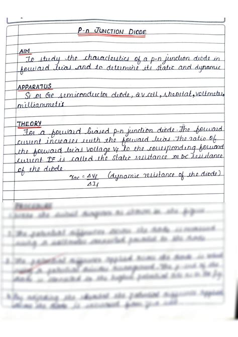 SOLUTION Class 12 Physics PN Junction Diode Notes Studypool