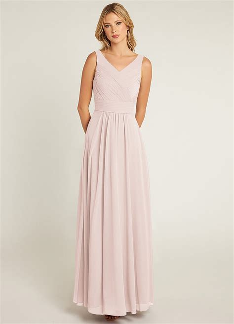 Azazie Pierrette Rose Petal Bridesmaid Dresses Azazie