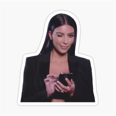 Kim Kardashian Sticker For Sale By Normal Clothes Redbubble