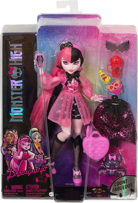 Monster High Draculaura G3 Reboot Mattel 2022 Generation In Hand New