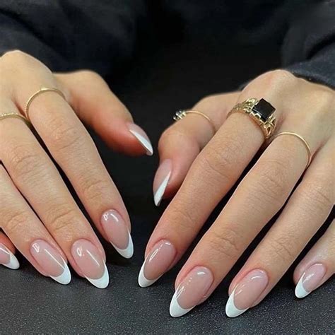 Almond Nails French Tip