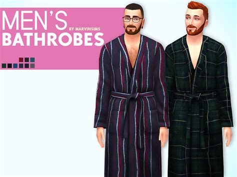 Custom Bathrobe CC for The Sims 4 (Male + Female) – FandomSpot