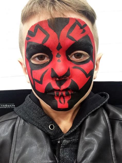 darth maul face paint design | Orlando Face Painting | Colorful Day Events