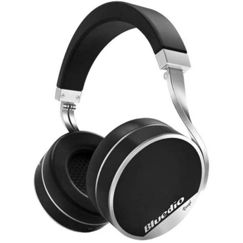Большие беспроводные наушники Bluedio Vinyl Plus Vinyl Plus Black с ...