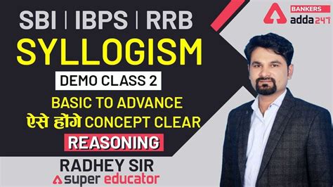 Syllogism Basics To Advance For SBI IBPS RRB Reasoning By Radhey