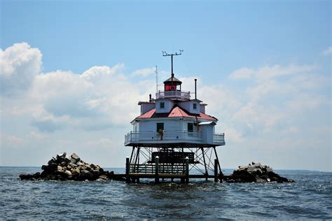 Wc Lighthouses Thomas Point Shoal Lighthouse Chesapeake Bay Maryland