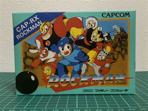 【やや傷や汚れあり】ファミコン ロックマン カプコン、capcom、当時物、ファミコンソフト、ファミリーコンピュータ、レトロゲーム、任天堂