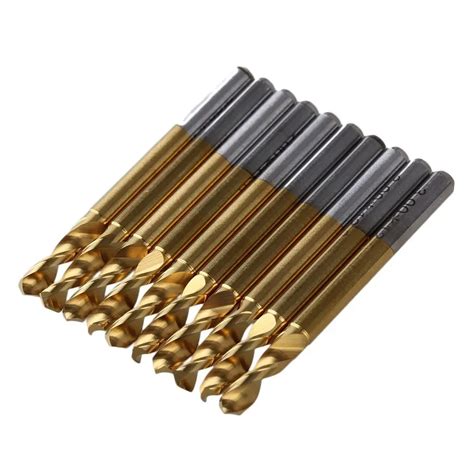 X Mm Gold Tungsten Steel And Titanium Coated Carbide Pcb Cnc