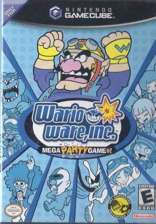 Wario Ware Mega Party Games Item Box And Manual Gamecube