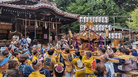 高画質FHDお散歩ライブカメラ代々木八幡宮 大祭 お神輿と屋台巡り Yoyogi Hachiman Shrine Grand