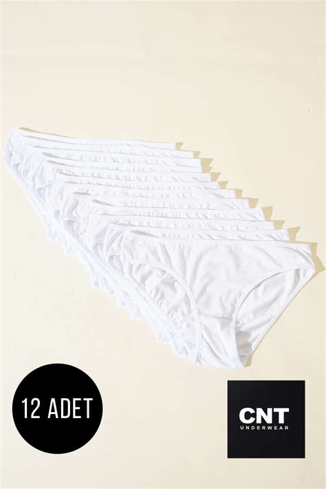CNT 12 Li Bayan Modal Bikini Beyaz
