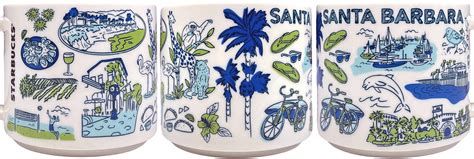 Been There Santa Barbara Starbucks Mugs