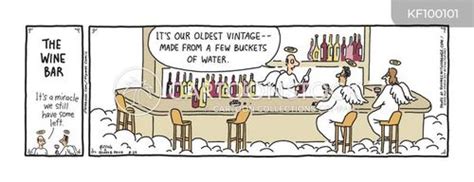 Funny Bartender Cartoon