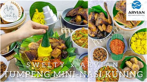 Tumpeng Mini Nasi Kuning Ricecooker Recipe In Description Youtube