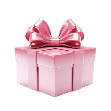 Caja De Regalo Rosa Abierta Para El Día De San Valentín Render 3d Caja