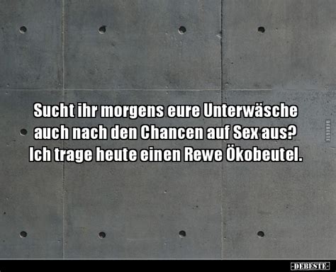 Sucht ihr morgens eure Unterwäsche auch nach den Chancen auf Sex DEBESTE de