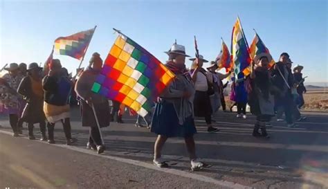 Coordinadora De La Seis Federaciones En La Marcha Por La Patria