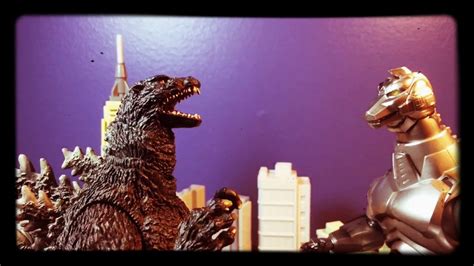 Godzilla Vs Mechagodzilla Stop Motion Youtube