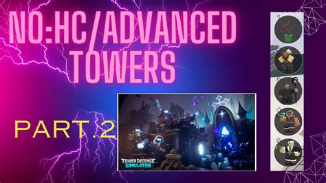 Roblox Tds With No Advanced Hardcore Towers Youtube