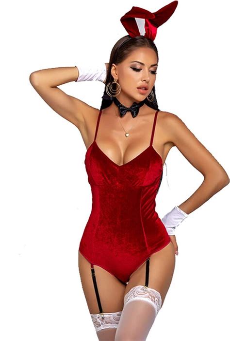 Kadila Store Womens Sexy Bunny Costume Naughty Bunny Cosplay Lingerie