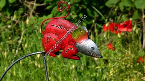 Windspiel Mobile Vogelwippe Gartenpendel Gartenwippe Maus Jerry