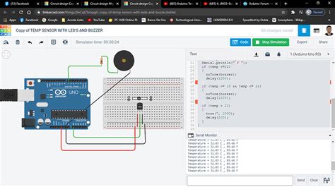 Temperature Sensor with buzzer - Programming - Arduino Forum