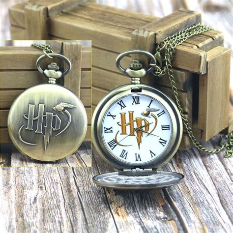 Pocket Watch Jam Tangan Perempuan Pocket Watch Harry Gold Flying