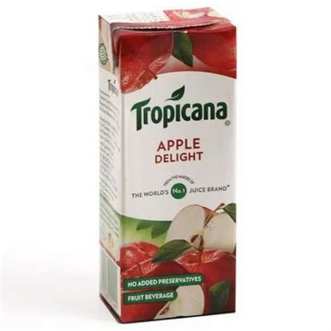 Ml Tropicana Apple Delight Juice Packaging Type Tetra Pack At Rs