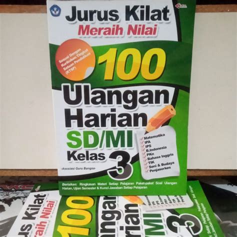 Jual Buku Bimbel Jurus Kilat Meraih Nilai 100 Ulangan Harian SD MI