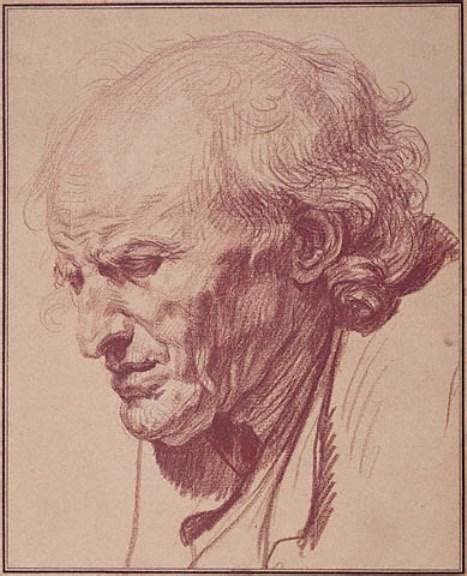 Art Reproductions Study Of The Head Of An Old Man By Jean Baptiste