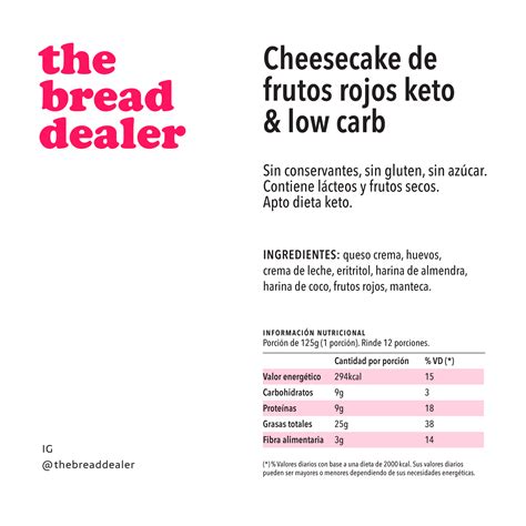 Torta Cheesecake De Frutos Rojos Keto Low Carb The Bread Dealer