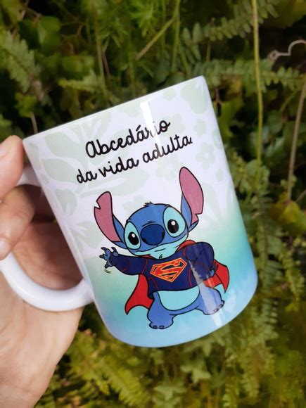 Caneca Stitch Abeced Rio Da Vida Adulta Elo Produtos Especiais