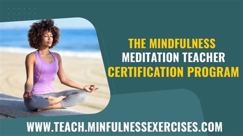 Mindfulness Teacher Training Certificate | The Mindfulness Meditation Teacher Certification ...