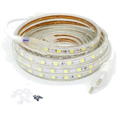 Ruban À Led 2M Blanc Froid Bande Lumineuse 220V 230V 60 Leds M Strip