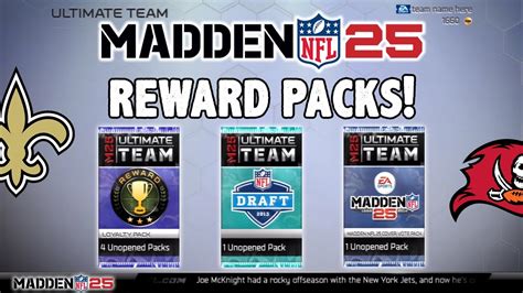 Madden 25 Ultimate Team Loyalty Cover Vote Future Star Reward Packs Mut 25 Reward Packs