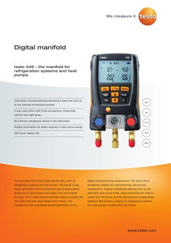 All TESTO catalogs and technical brochures