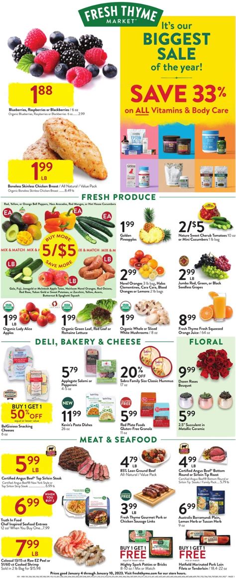 Fresh Thyme Weekly Ad Jan 4 10 2023 Weeklyads2