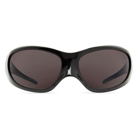 Balenciaga Skin Xxl Cat Sunglasses Black Sunglasses Balenciaga