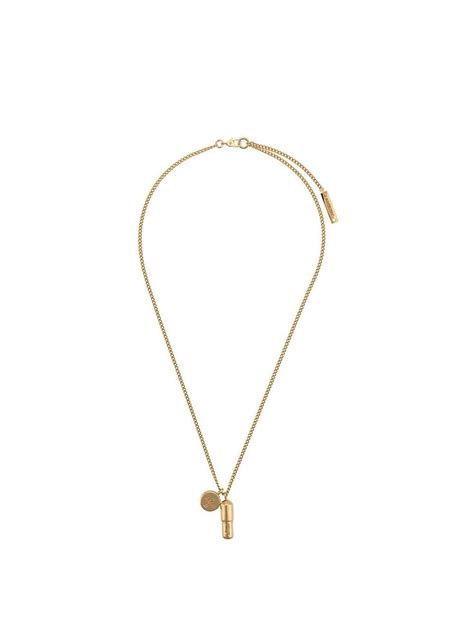 Ambush Pill Pendant Necklace In Metallic Modesens Gold Charm